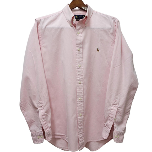 Ralph Lauren Custom Fit Pink Shirt 16.5 34/35 Pre-owned Condition - Picture 1 of 5